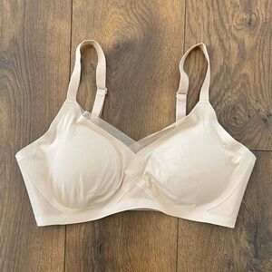 Honeylove Crossover Original Bra Size Medium Sand Supportive Wireless